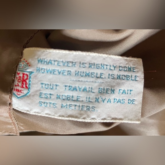 Vintage Protector Montreal Security Winter  Bomber Jacket Sz 46 Long Brown - Picture 13 of 16